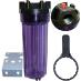 Filter Housing 9 3/4 inches cold water 3/4 transparent