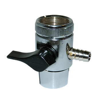 Diverter valve tap 3/8 Inches - Pushbutton