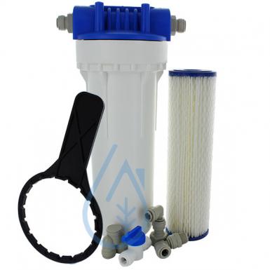 Cold water filtration kit for kitchen 1 micron under sink