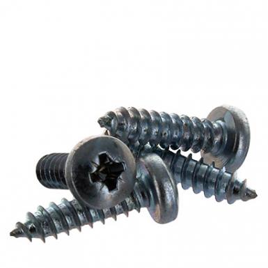 Set of 4 special blue head stainless steel screws