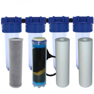 Filtration 4 levels 9-3/4 inches with complete water treatment