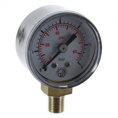 Gauge pressure 1/8 inch vertical 0-6 Bar