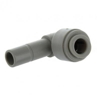 Smooth tail elbow fitting 3/8 - 5/16 inch - 8 mm tube