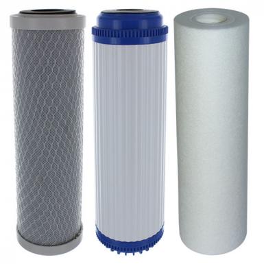 Kit triple pollution filters Overseas 9-3/4 inches