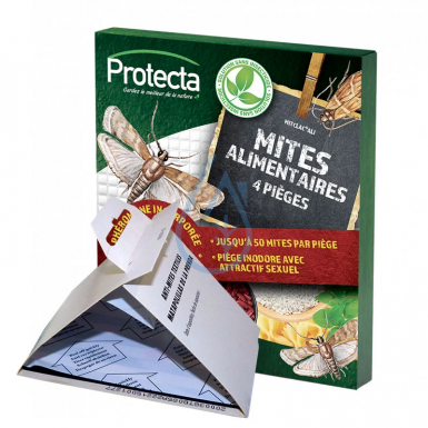 Anti-moth traps food glue to hang - Box of 4