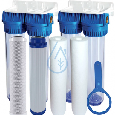 Filtration 4 levels 20 inches with complete water treatment