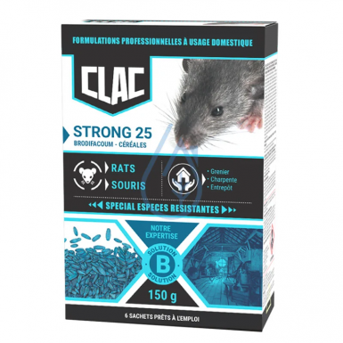 Ratu'Clac Cereals Brodifacoum mice - rats 150g