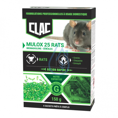 MULO'CLAC Bromadiolone cereals - Mulots - voles 150 g