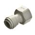 Female connector 1/2 Inch BSPP - 3/8 Inch Push-in