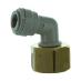 Brass female nut fitting 5/8 Inch elbow - Tube 3/8 Inch Beer outlet