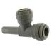 3/8 inch Smooth Shank Fitting - 3/8 inch Double Tube