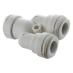 Polypropylene Y fitting In-Out 5/16 Inch - 8MM