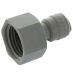 Female fitting 1/2 Inch BSPP - 1/4 Push-in