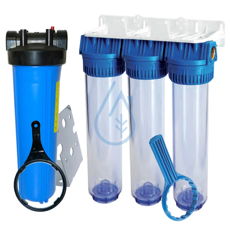Filtration trois niveaux eau de pluie, équipement sans UV