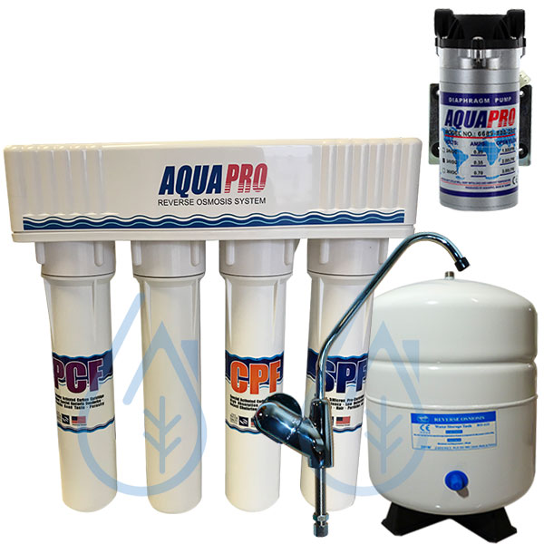 Vanne fermeture 1/4 pour réservoir osmoseur Push in - AquaPro - 006226