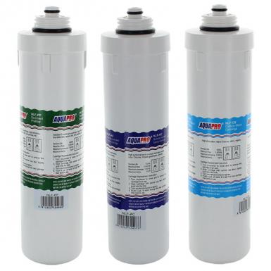 3 cartouches osmoseur ou purificateur NLF d'eau de boisson.