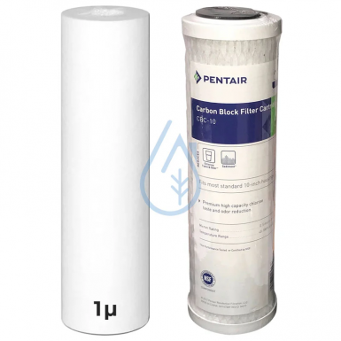 Double filtration pour eau de boisson sous évier et Vodaflor 8 mm.