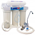 Purificateur d'eau de boisson sous évier avec double charbon actif et ultramicrofiltration.